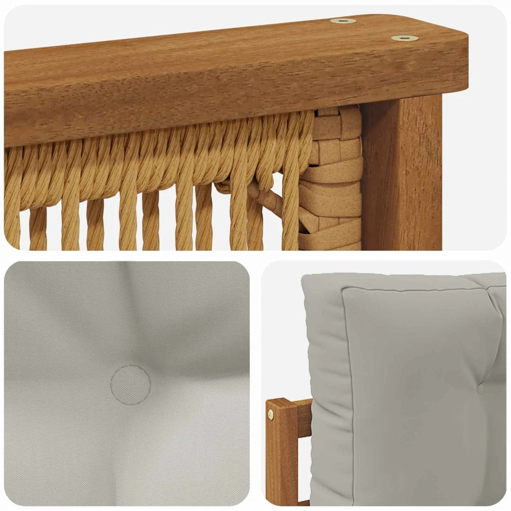 Lauko Vidurinis Sofa Natūrali