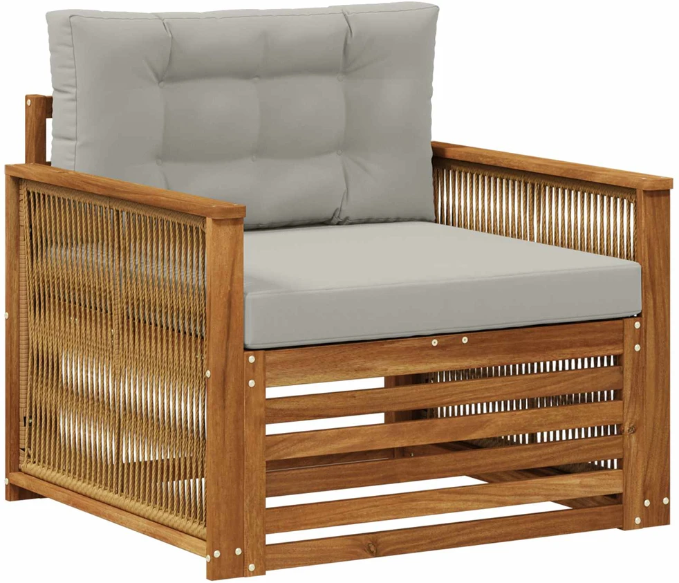 Lauko Vidurinis Sofa Natūrali