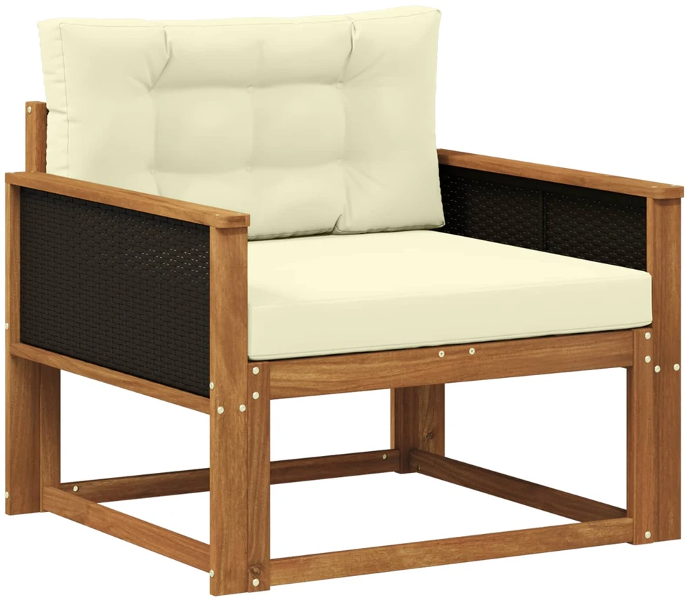 Lauko Vidurinis Sofa Natūrali
