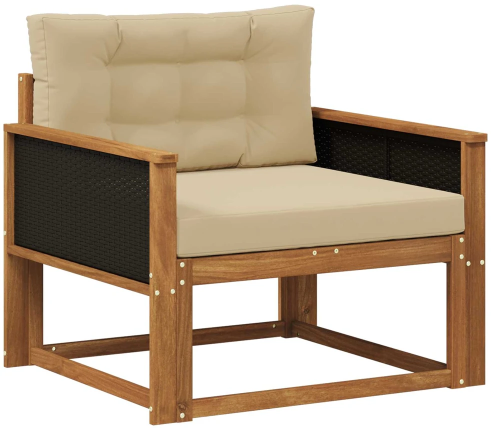 Lauko Vidurinis Sofa Natūrali
