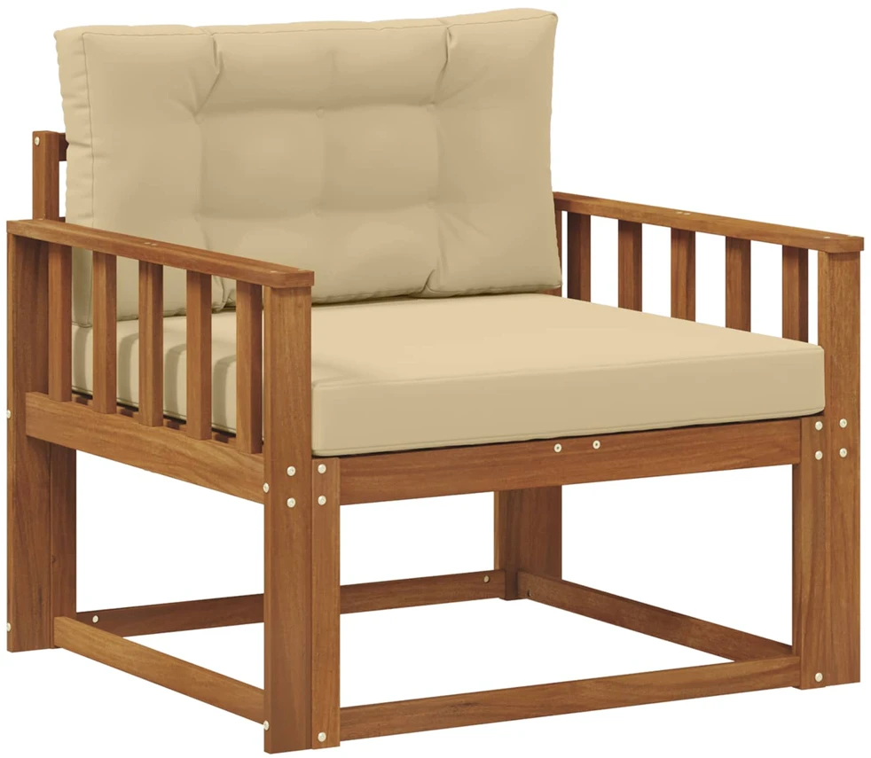 Lauko Vidurinis Sofa Natūrali