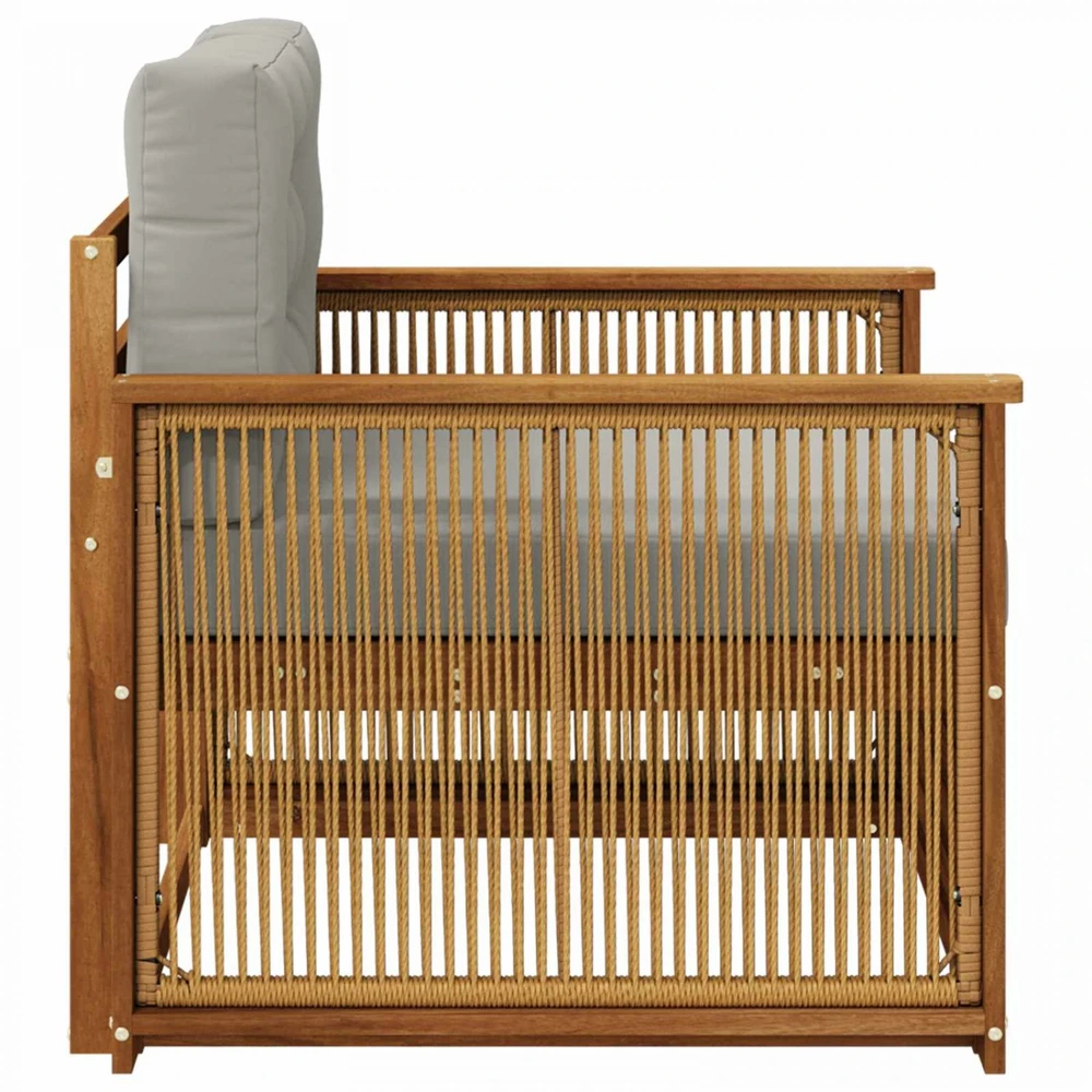 Lauko Vidurinis Sofa Natūrali