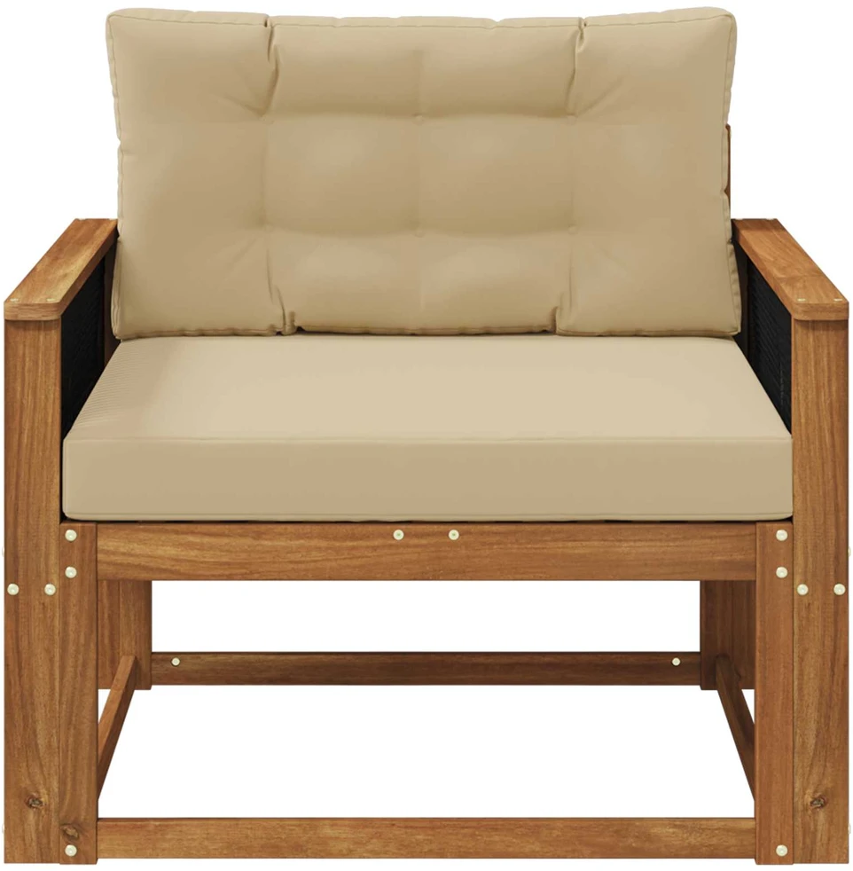Lauko Vidurinis Sofa Natūrali