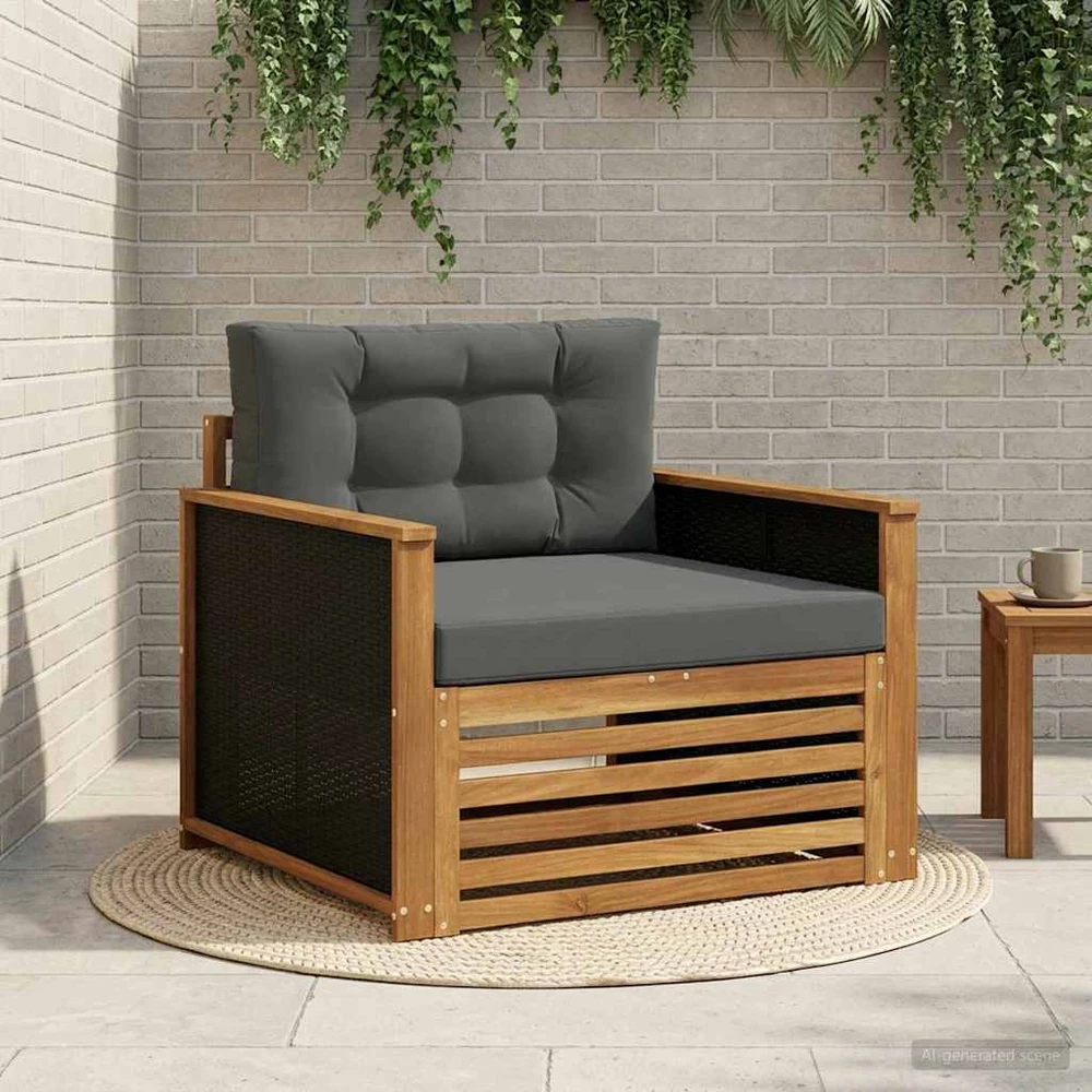 Lauko Vidurinis Sofa Natūrali