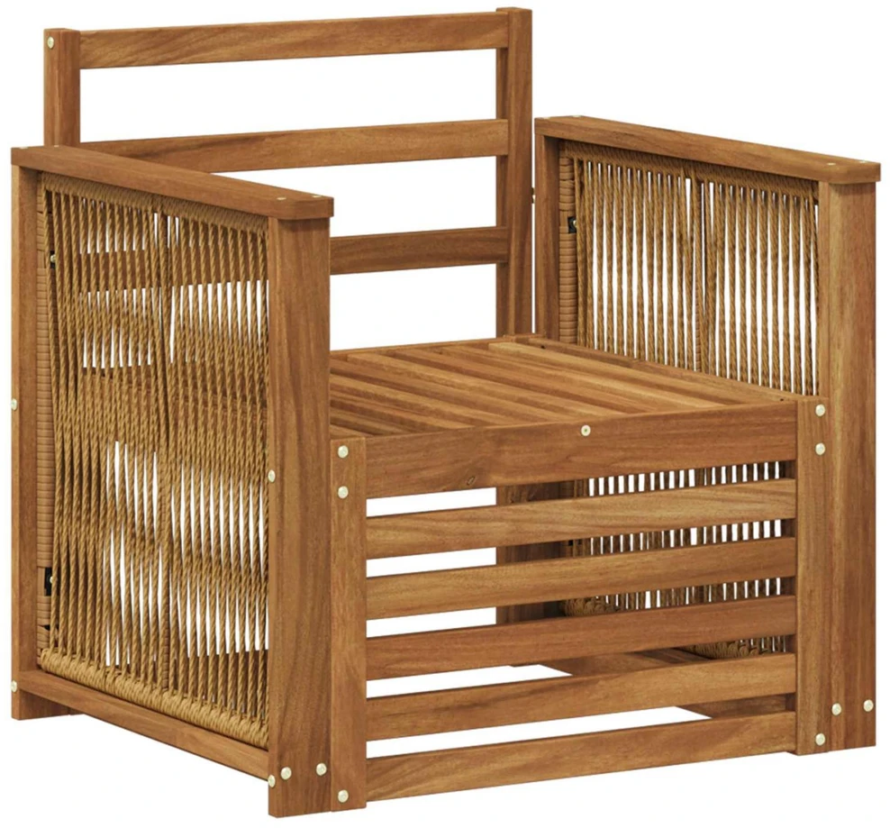 Lauko Vidurinis Sofa Natūrali