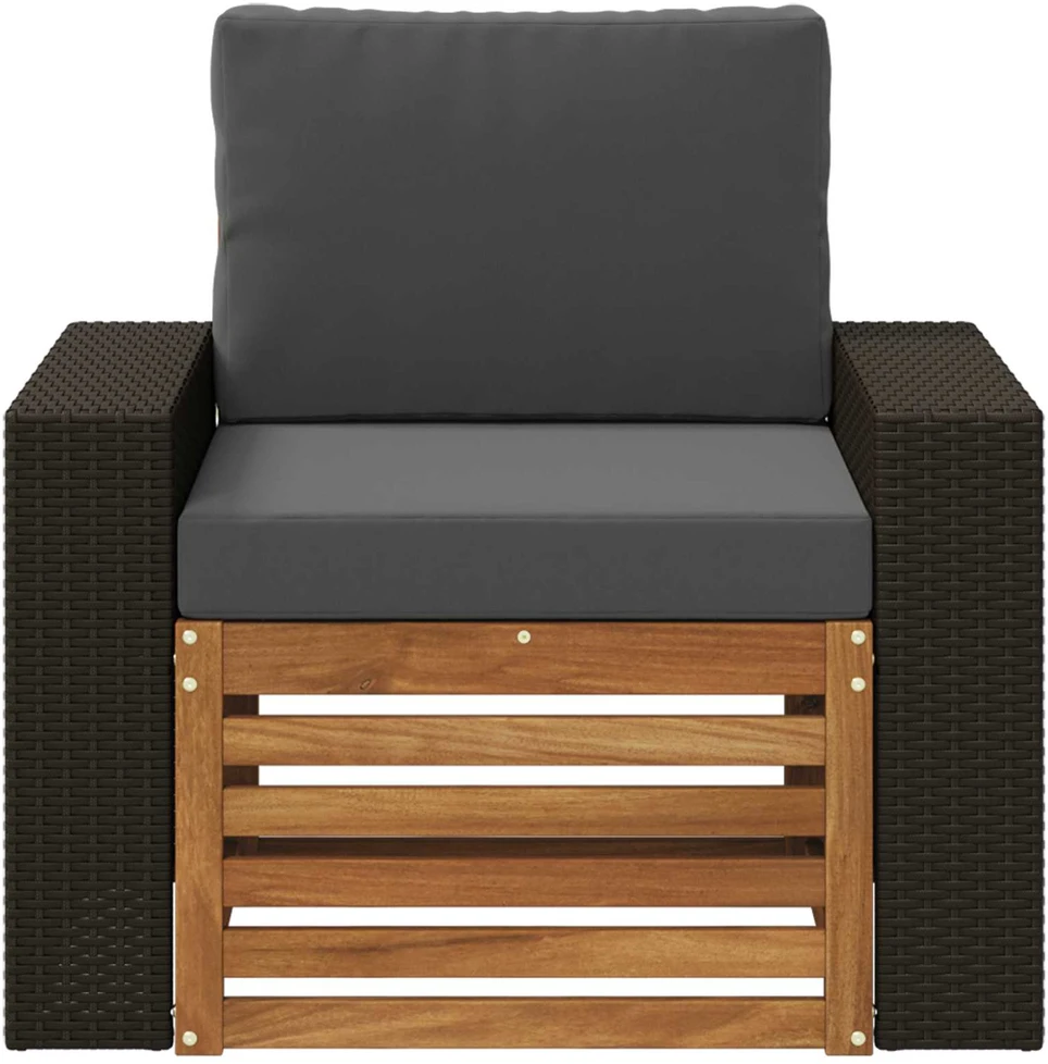 Lauko Vidurinis Sofa Natūrali