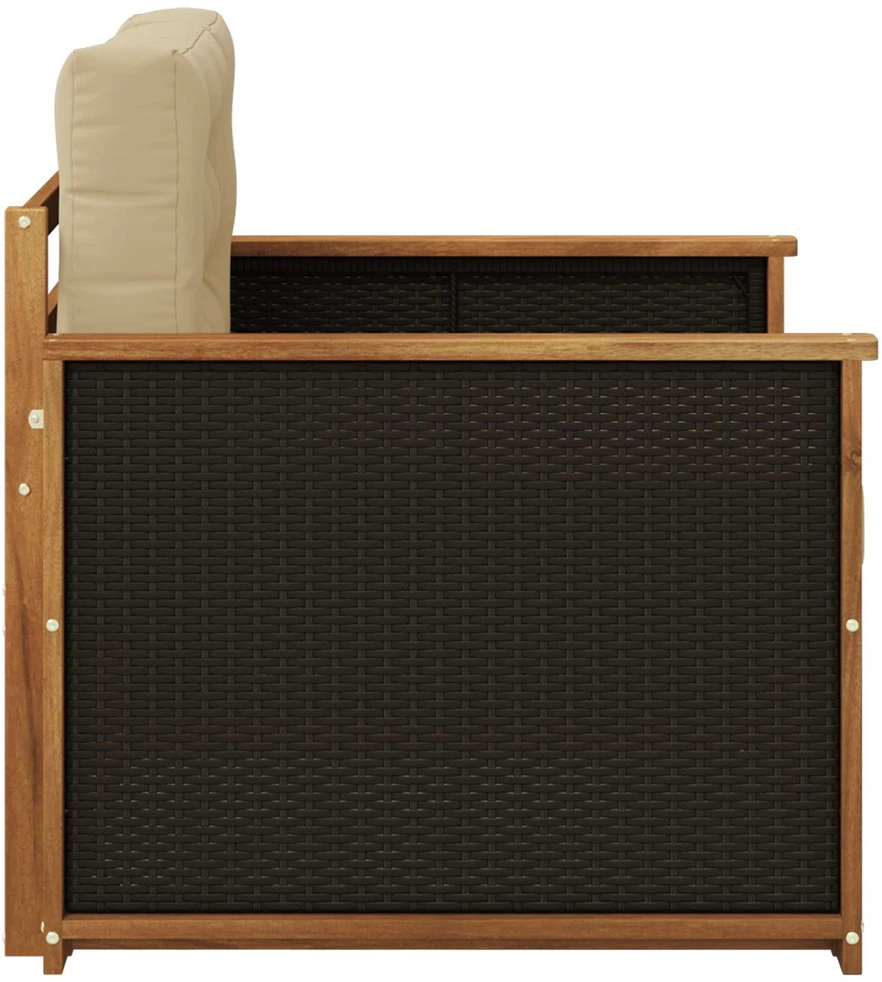 Lauko Vidurinis Sofa Natūrali