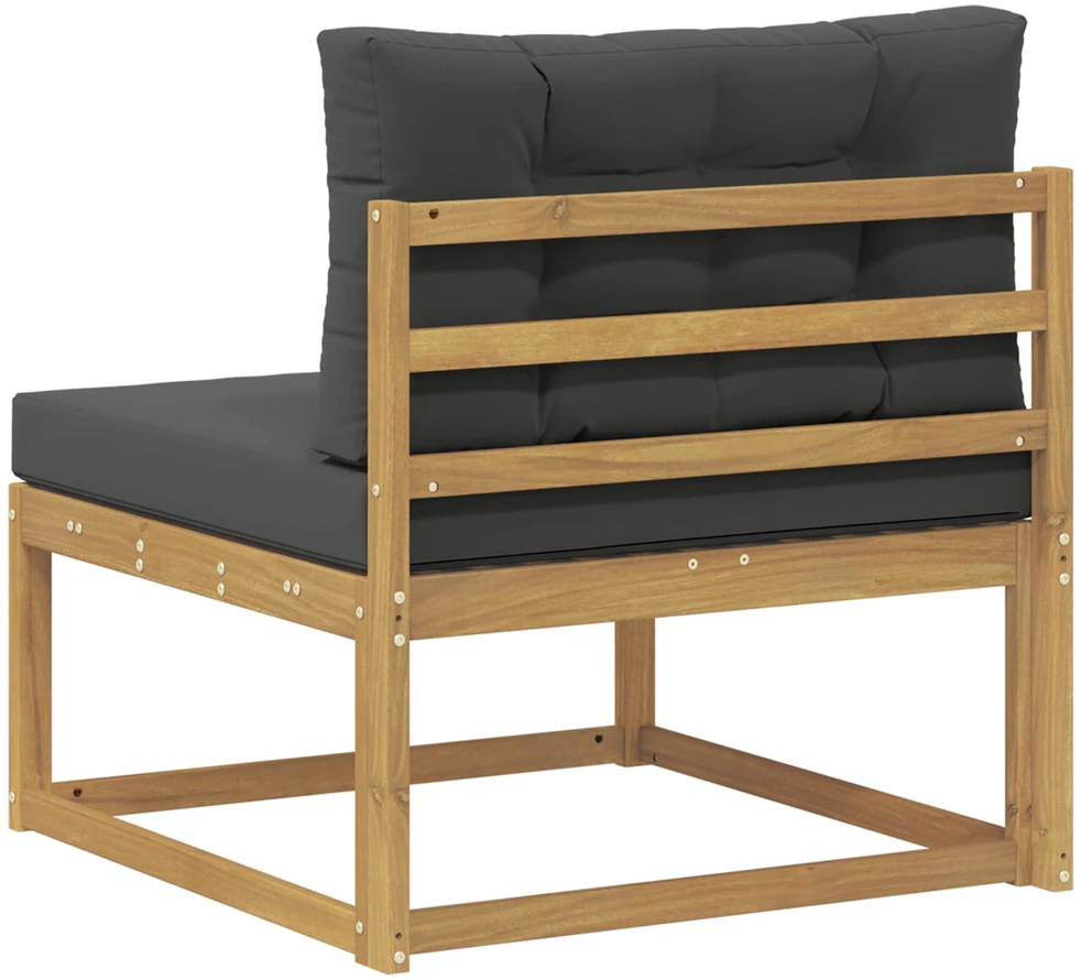 Lauko Vidurinis Sofa Poliesteris Balta