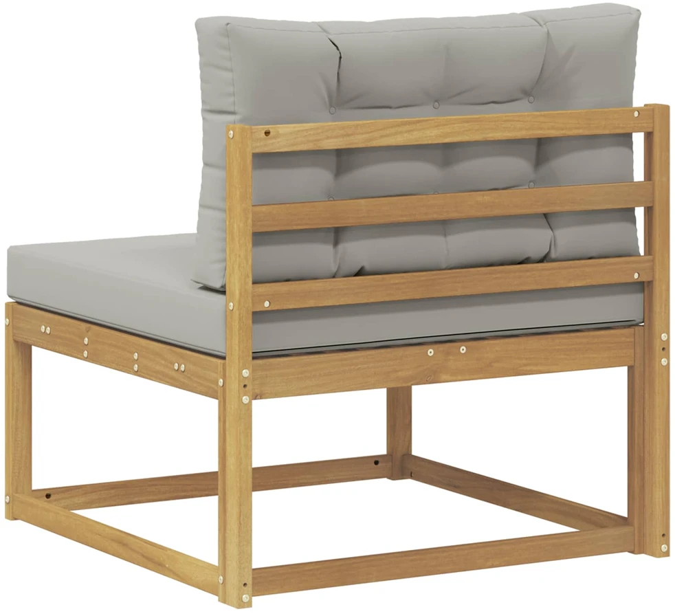 Lauko Vidurinis Sofa Poliesteris Balta
