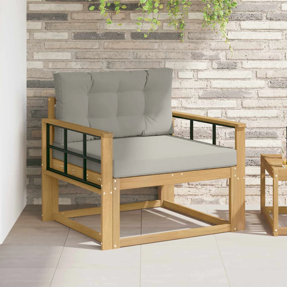 Lauko Vidurinis Sofa Poliesteris Balta