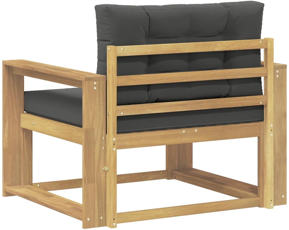 Lauko Vidurinis Sofa Poliesteris Balta