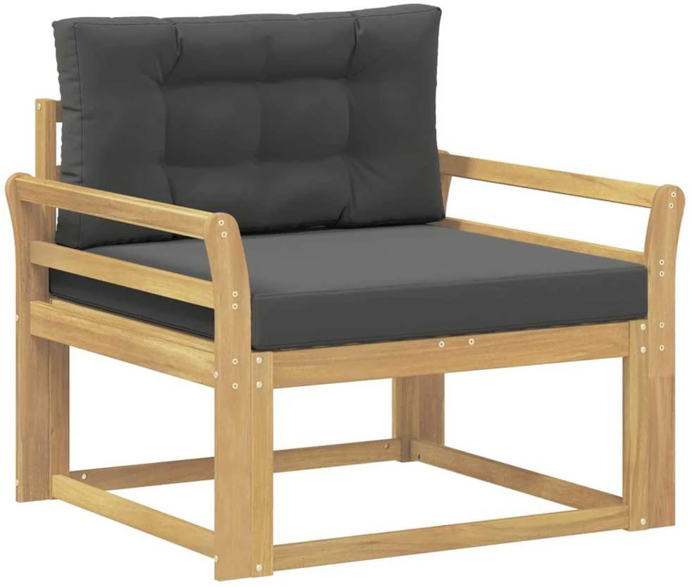 Lauko Vidurinis Sofa Poliesteris Balta