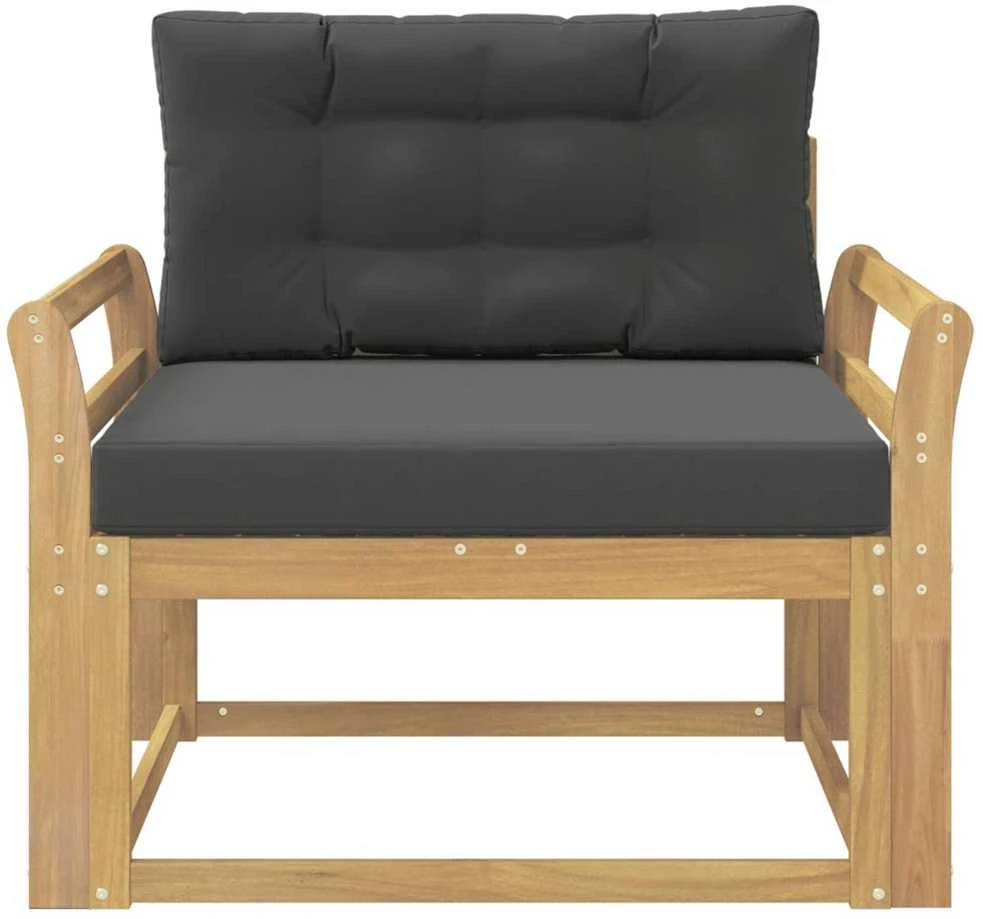 Lauko Vidurinis Sofa Poliesteris Balta