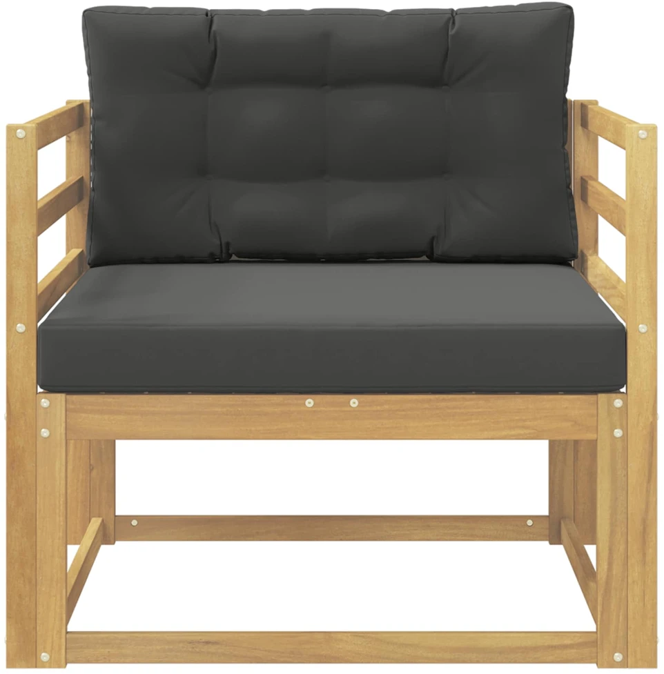 Lauko Vidurinis Sofa Poliesteris Balta