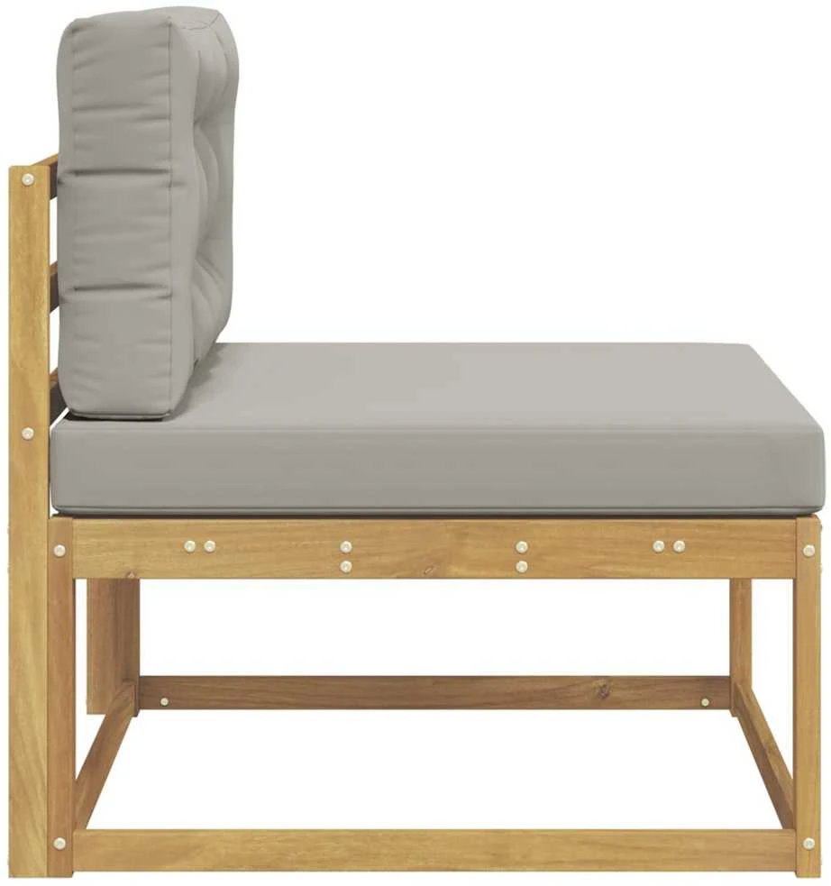 Lauko Vidurinis Sofa Poliesteris Balta