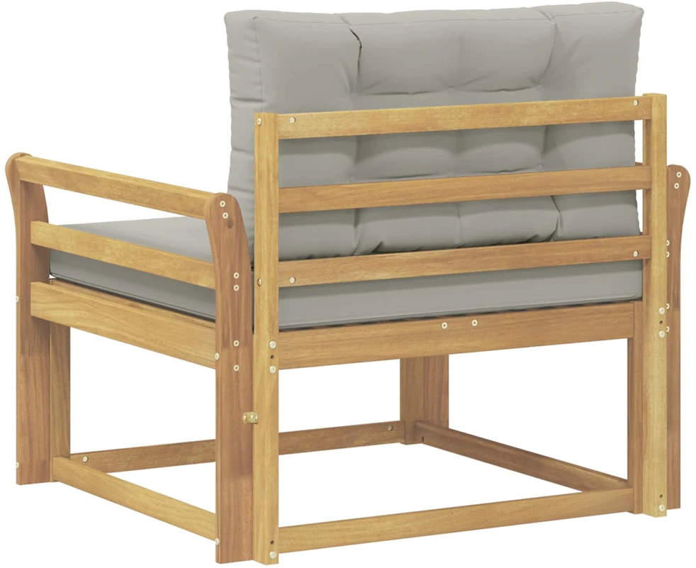 Lauko Vidurinis Sofa Poliesteris Balta