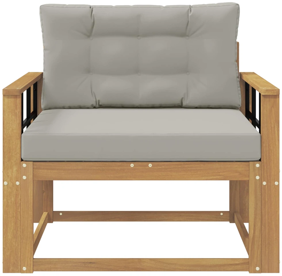 Lauko Vidurinis Sofa Poliesteris Balta