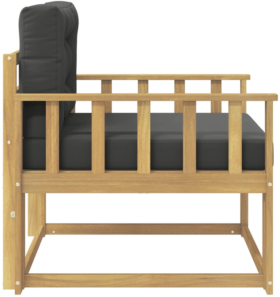 Lauko Vidurinis Sofa Poliesteris Balta
