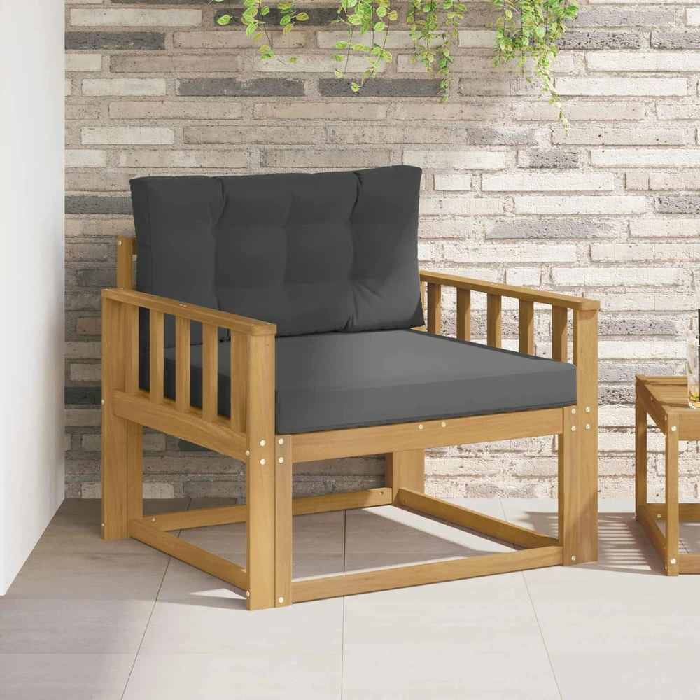 Lauko Vidurinis Sofa Poliesteris Balta
