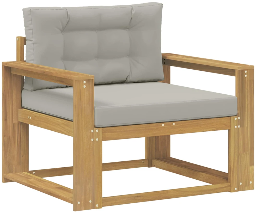 Lauko Vidurinis Sofa Poliesteris Balta