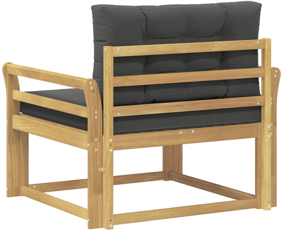 Lauko Vidurinis Sofa Poliesteris Balta