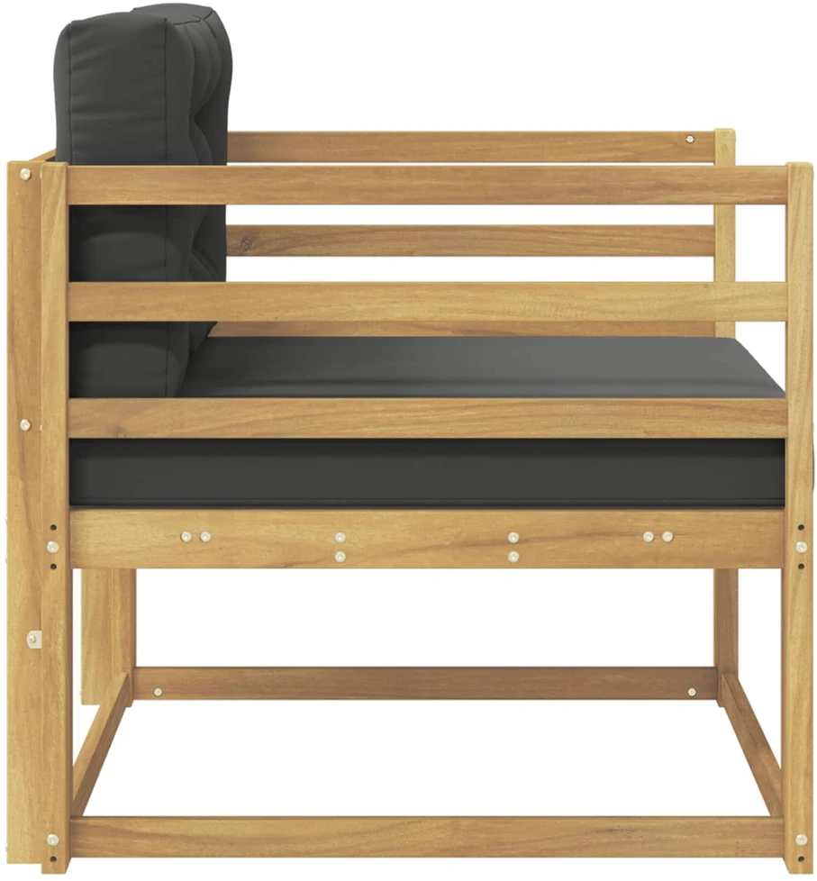 Lauko Vidurinis Sofa Poliesteris Balta