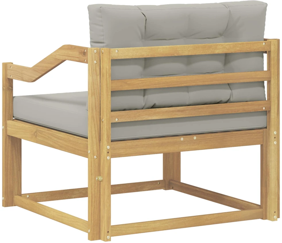 Lauko Vidurinis Sofa Poliesteris Balta