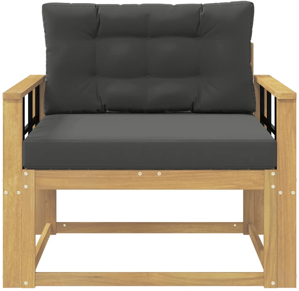 Lauko Vidurinis Sofa Poliesteris Balta