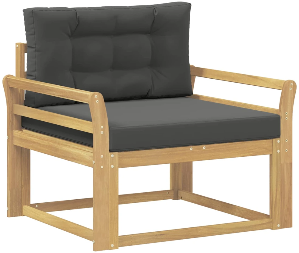 Lauko Vidurinis Sofa Poliesteris Balta