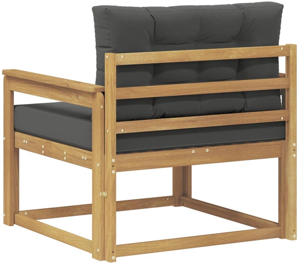 Lauko Vidurinis Sofa Poliesteris Balta