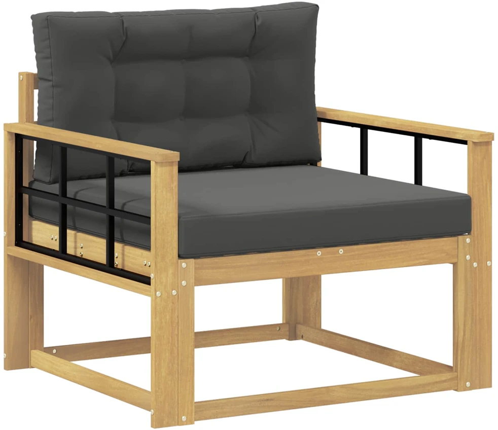 Lauko Vidurinis Sofa Poliesteris Balta