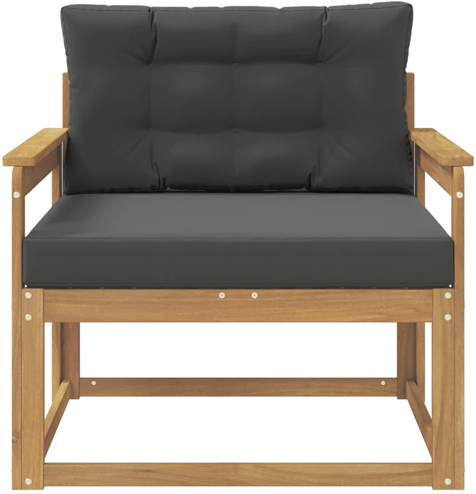 Lauko Vidurinis Sofa Poliesteris Balta