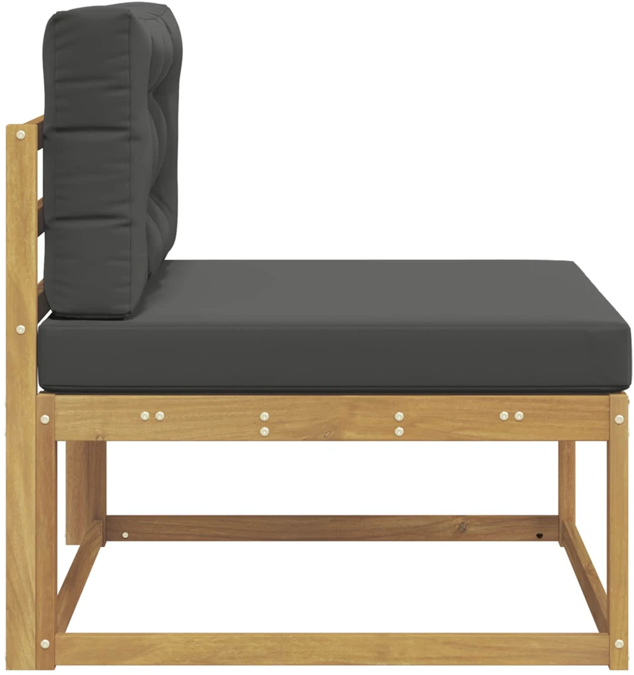 Lauko Vidurinis Sofa Poliesteris Balta