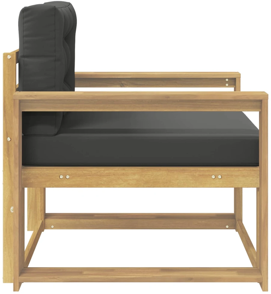 Lauko Vidurinis Sofa Poliesteris Balta