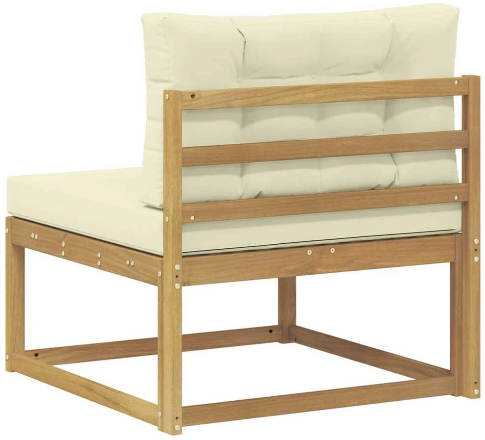 Lauko Vidurinis Sofa Poliesteris Balta