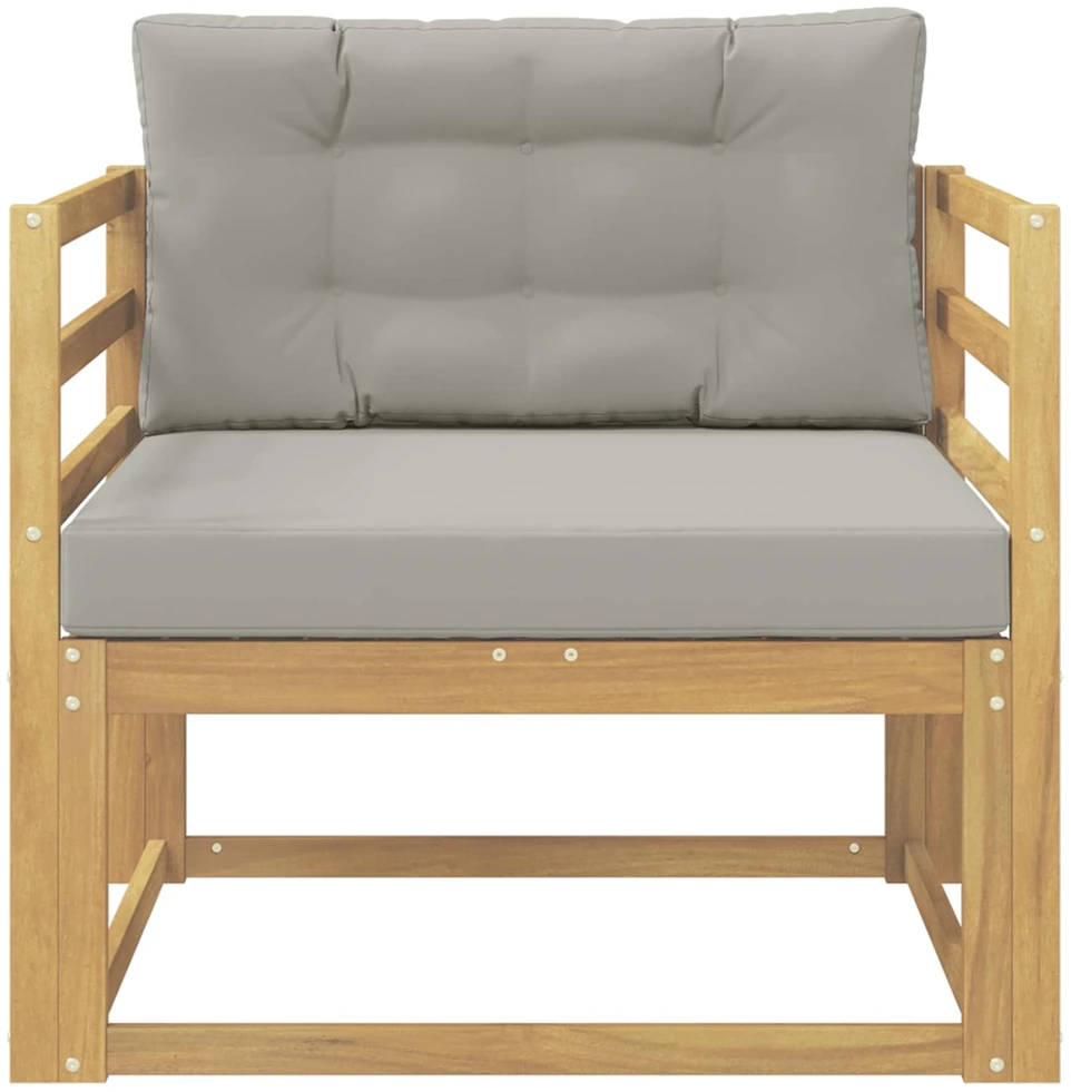 Lauko Vidurinis Sofa Poliesteris Balta