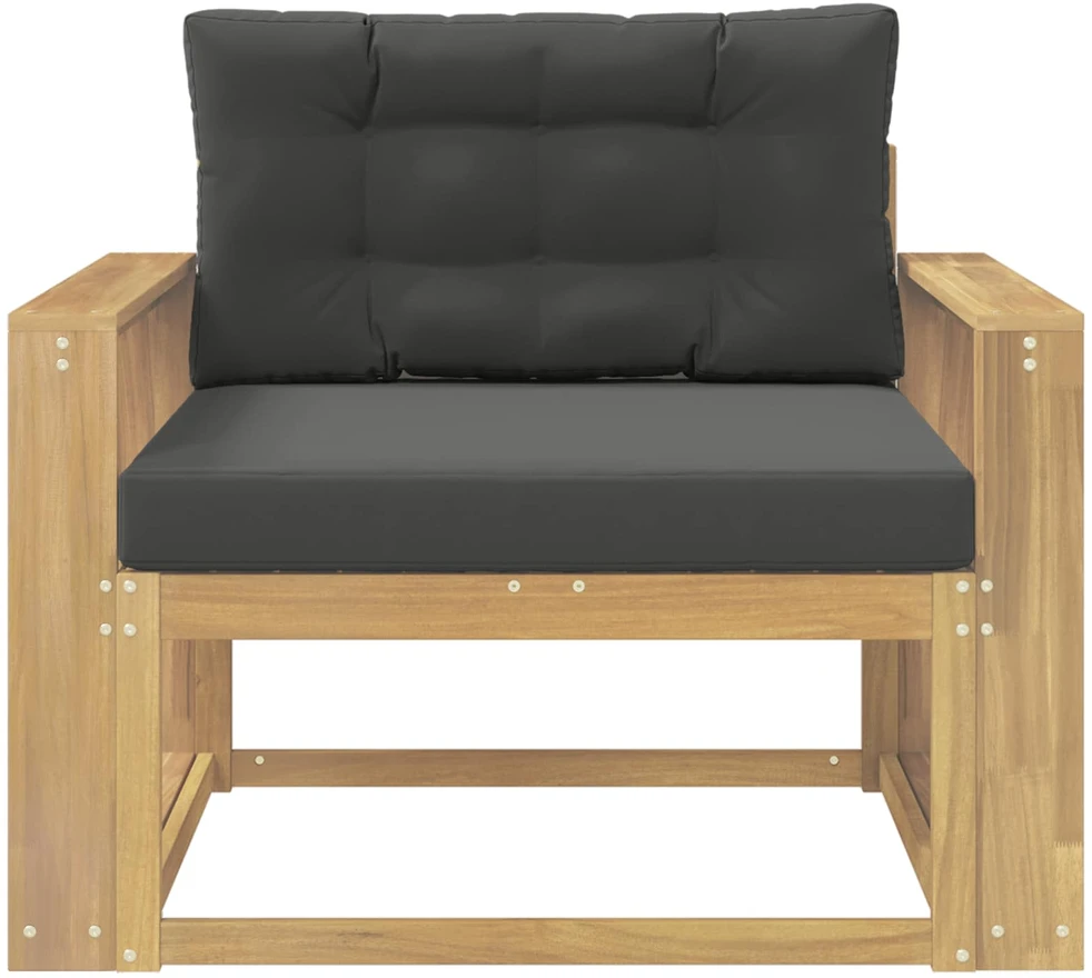 Lauko Vidurinis Sofa Poliesteris Balta