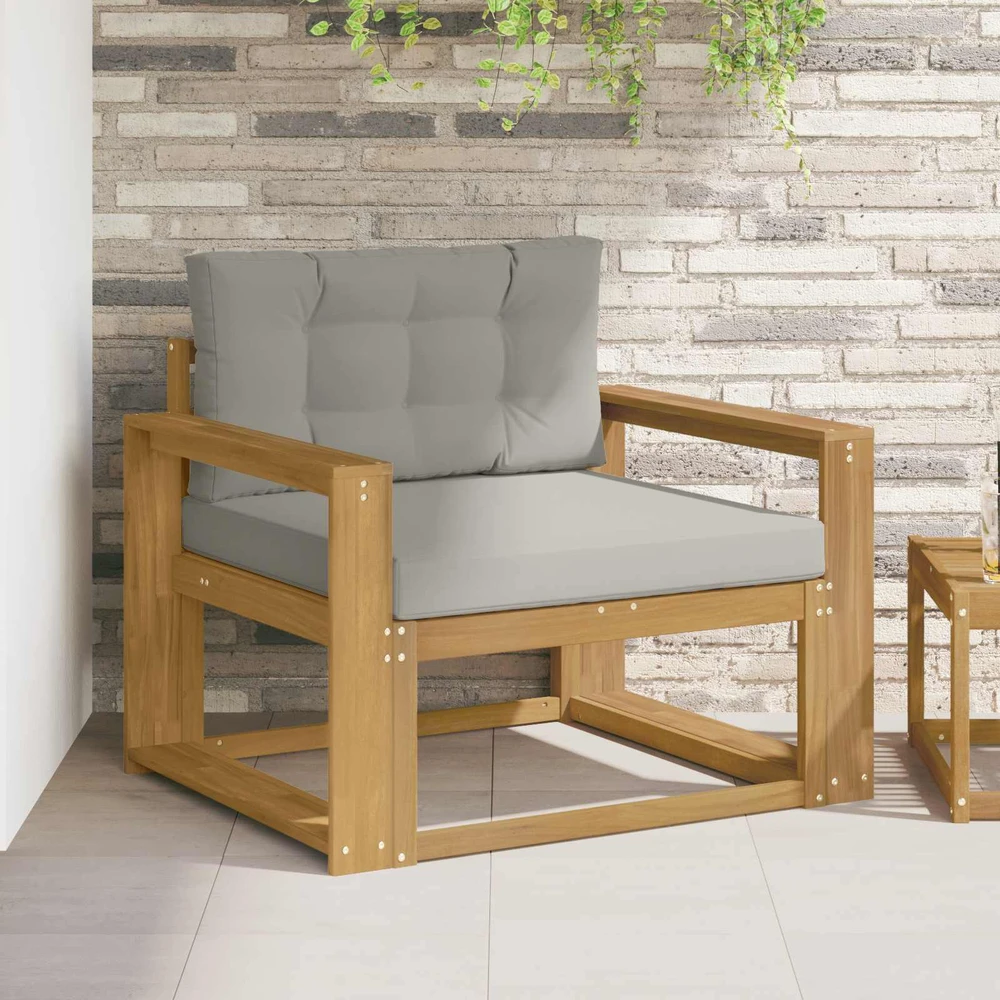 Lauko Vidurinis Sofa Poliesteris Balta