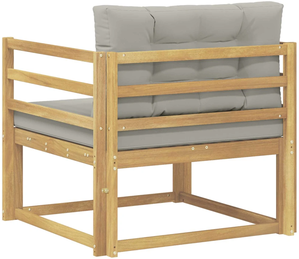 Lauko Vidurinis Sofa Poliesteris Balta