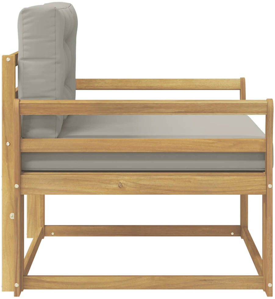 Lauko Vidurinis Sofa Poliesteris Balta