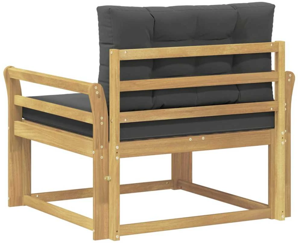 Lauko Vidurinis Sofa Poliesteris Balta
