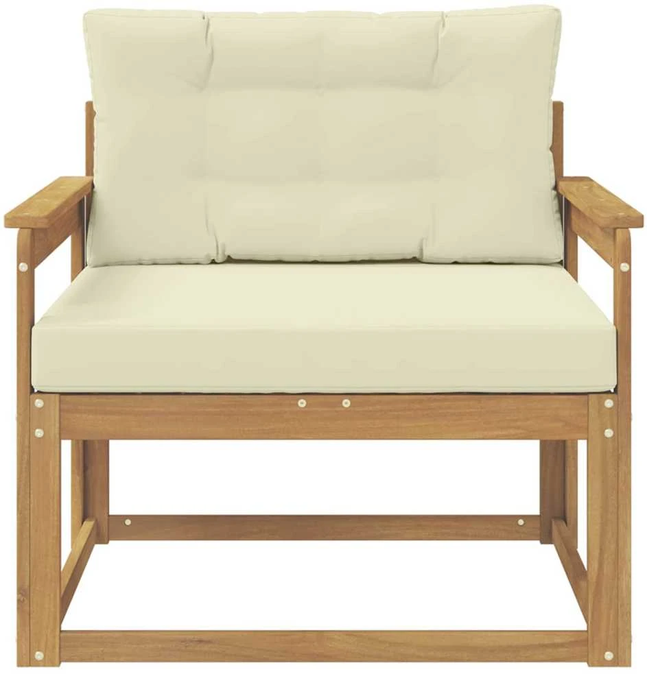 Lauko Vidurinis Sofa Poliesteris Balta