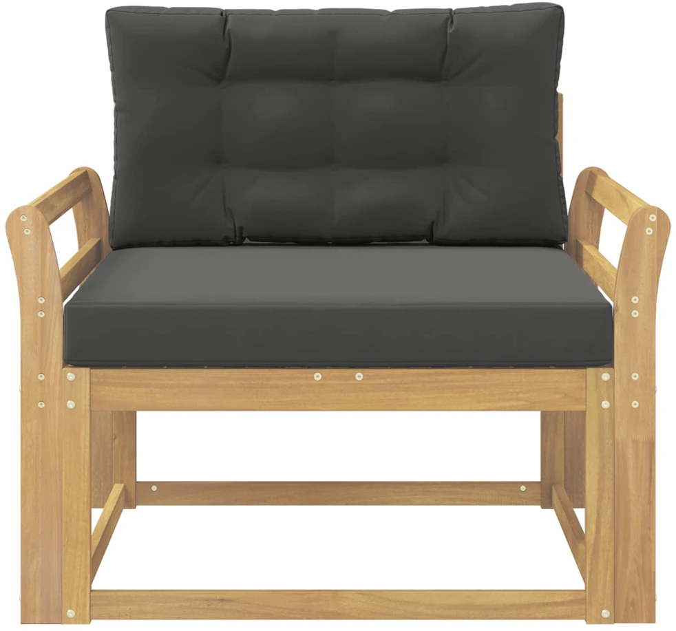 Lauko Vidurinis Sofa Poliesteris Balta