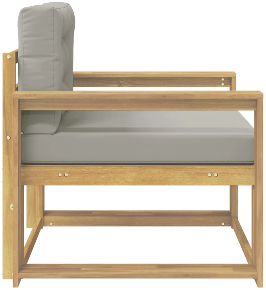 Lauko Vidurinis Sofa Poliesteris Balta