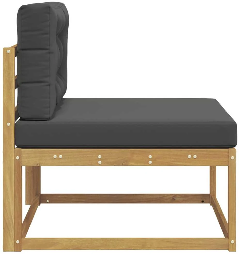 Lauko Vidurinis Sofa Poliesteris Balta