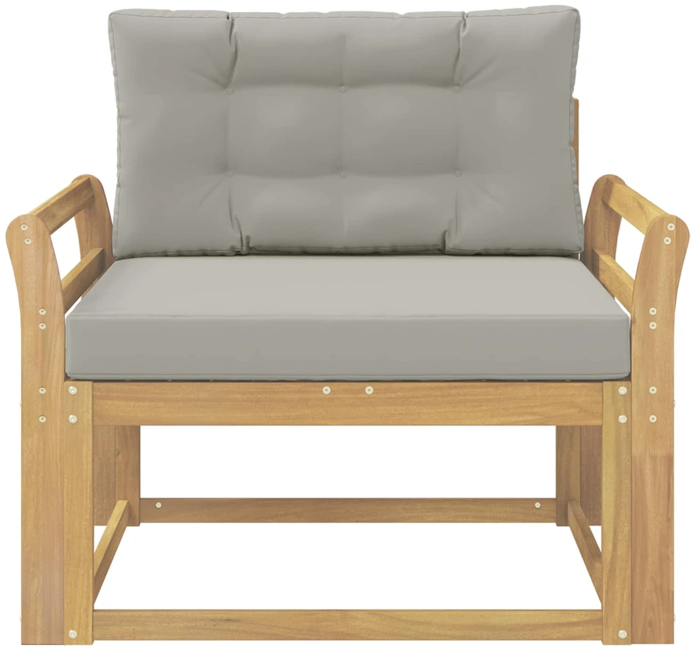 Lauko Vidurinis Sofa Poliesteris Balta