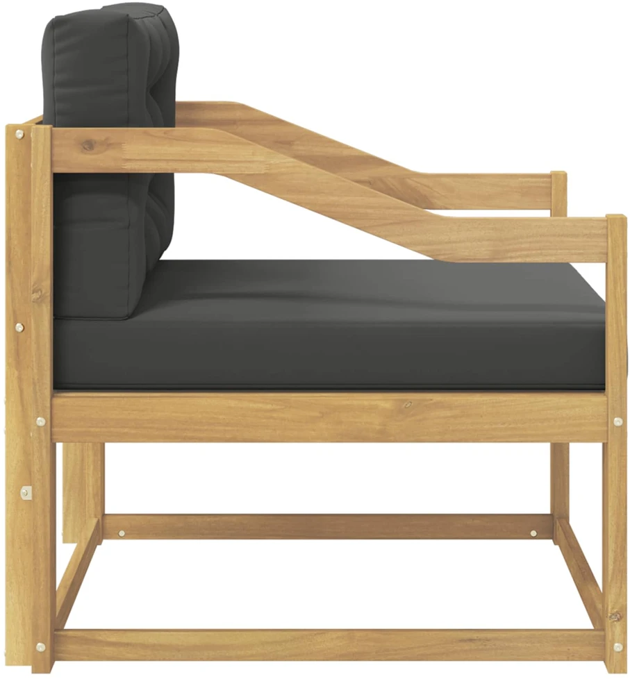 Lauko Vidurinis Sofa Poliesteris Balta