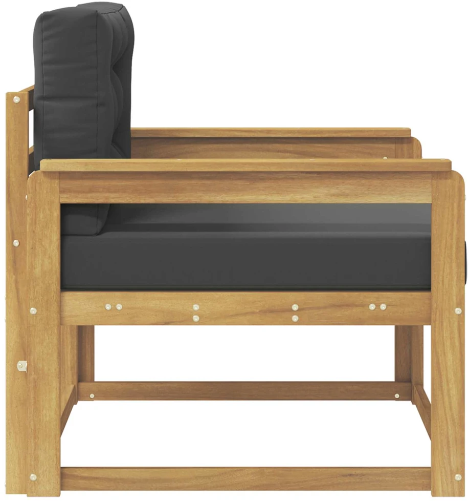 Lauko Vidurinis Sofa Poliesteris Balta