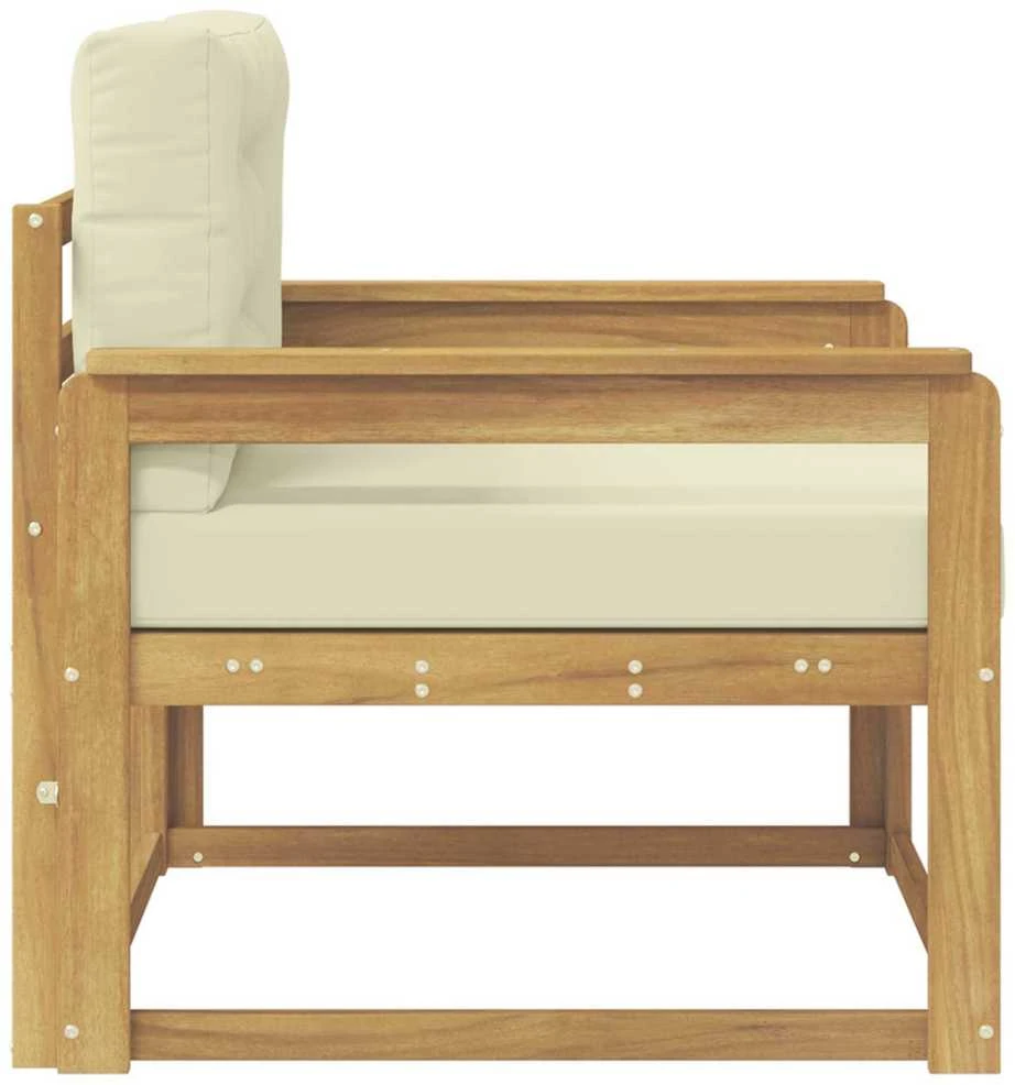 Lauko Vidurinis Sofa Poliesteris Balta