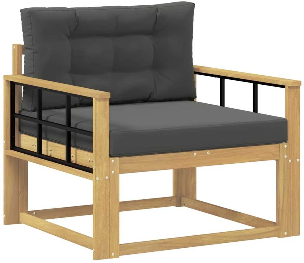Lauko Vidurinis Sofa Poliesteris Balta
